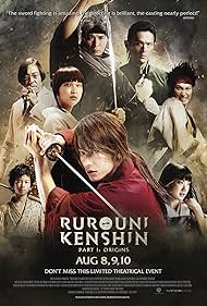 Yôsuke Eguchi, Yû Aoi, Munetaka Aoki, Gô Ayano, Takeru Satoh, Emi Takei, and Taketo Tanaka in Rurouni Kenshin Part I: Origins (2012)