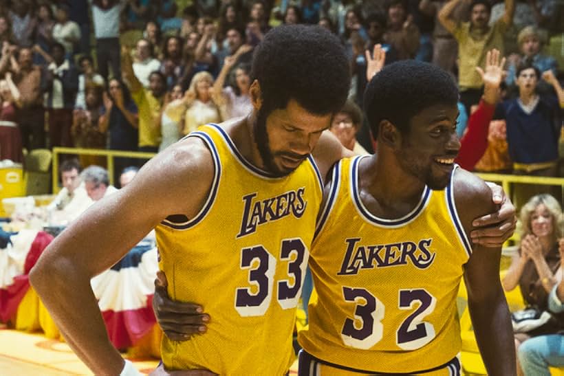 Solomon Hughes and Quincy Isaiah in Winning Time: The Rise of the Lakers Dynasty (2022)