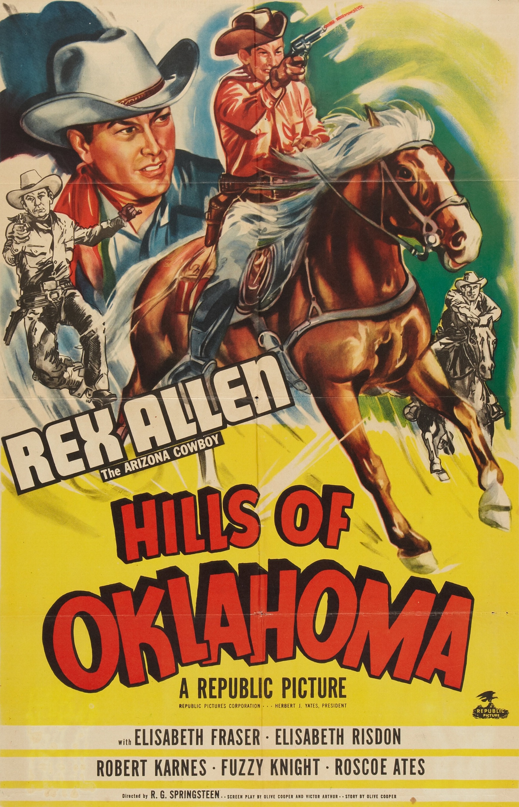 Rex Allen and Koko in Hills of Oklahoma (1950)