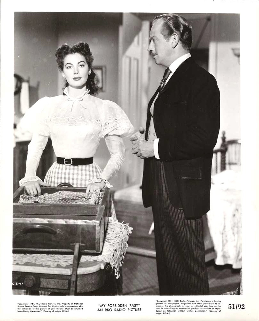 Ava Gardner and Melvyn Douglas in My Forbidden Past (1951)