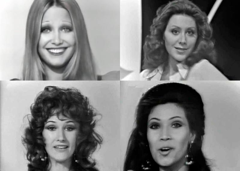 Blanca Estrada, Fiorella Faltoyano, Victoria Vera, and Sharine in ¡Señoras y señores! (1974)