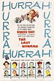 Spencer Tracy, John Carradine, Jeffrey Hunter, Basil Rathbone, Pat O'Brien, Ricardo Cortez, Edward Brophy, Donald Crisp, Wallace Ford, Dianne Foster, James Gleason, and Basil Ruysdael in The Last Hurrah (1958)