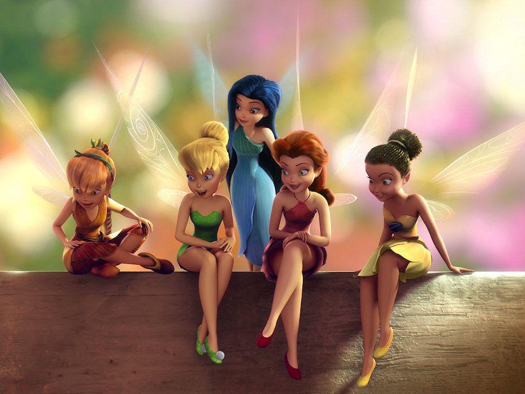 Lucy Liu, Kristin Chenoweth, Raven-Symoné, Mae Whitman, and America Ferrera in Tinker Bell (2008)