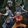 Kiawentiio, Gordon Cormier, and Ian Ousley in Avatar: The Last Airbender (2024)