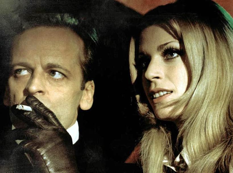 Klaus Kinski and Christiane Krüger in Double Face (1969)