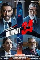 Amitabh Bachchan, Ajay Devgn, Boman Irani, and Rakul Preet Singh in Runway 34 (2022)