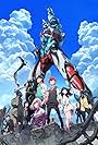 Katsuyuki Konishi, Hikaru Midorikawa, Masaya Matsukaze, Ken'ichi Suzumura, Ryôsuke Takahashi, Yume Miyamoto, Aoi Yûki, Reina Ueda, Sôma Saitô, and Yûya Hirose in SSSS.Gridman (2018)