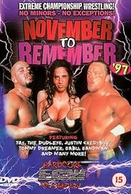 Shane Douglas, Francine Fournier, and P.J. Polaco in ECW November 2 Remember 97 (1997)