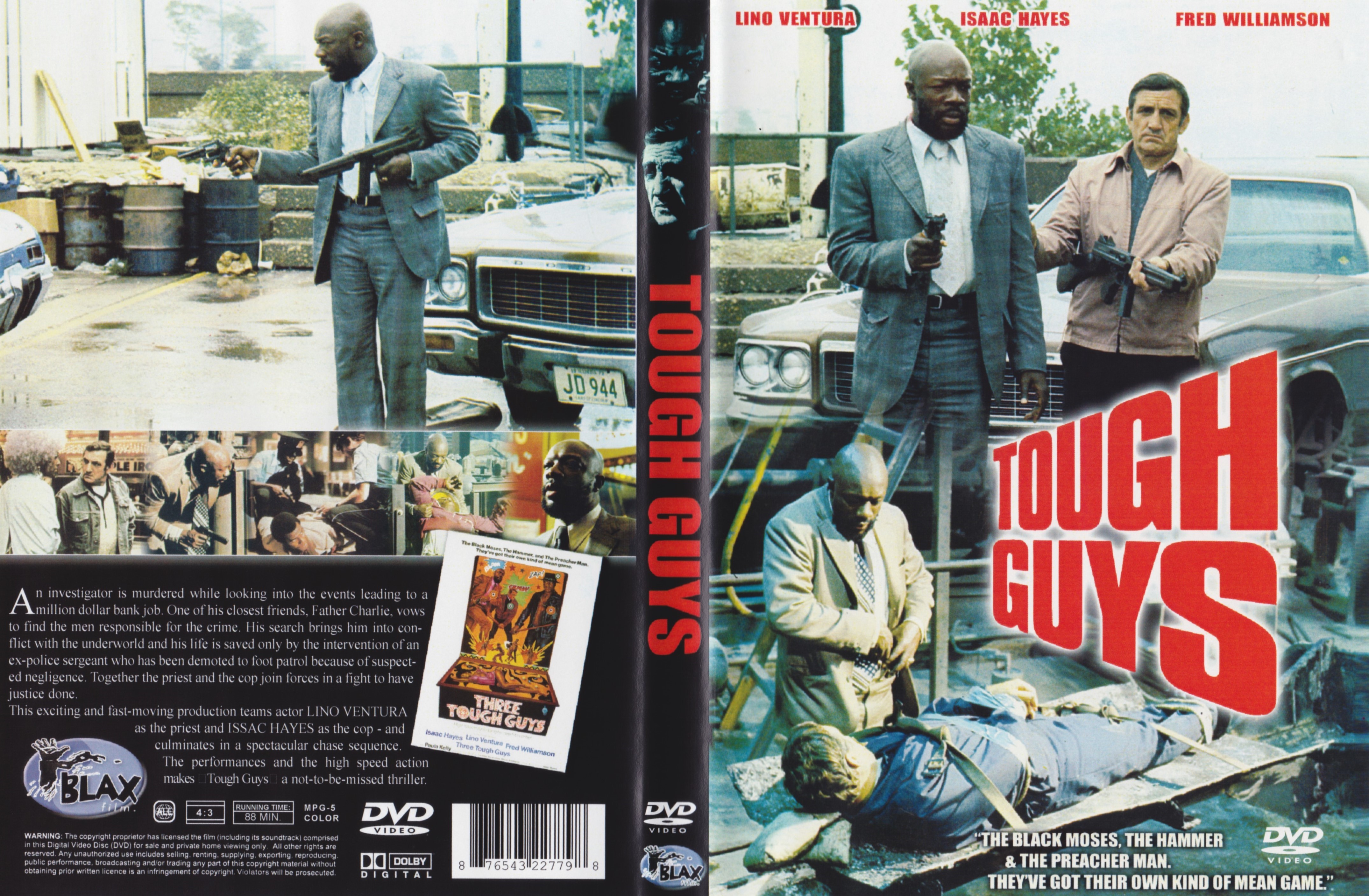 Fred Williamson, Isaac Hayes, and Lino Ventura in Tough Guys (1974)