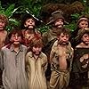 Harry Eden, George MacKay, Harry Newell, Freddie Popplewell, Rupert Simonian, Theodore Chester, Lachlan Gooch, and Patrick Gooch in Peter Pan (2003)