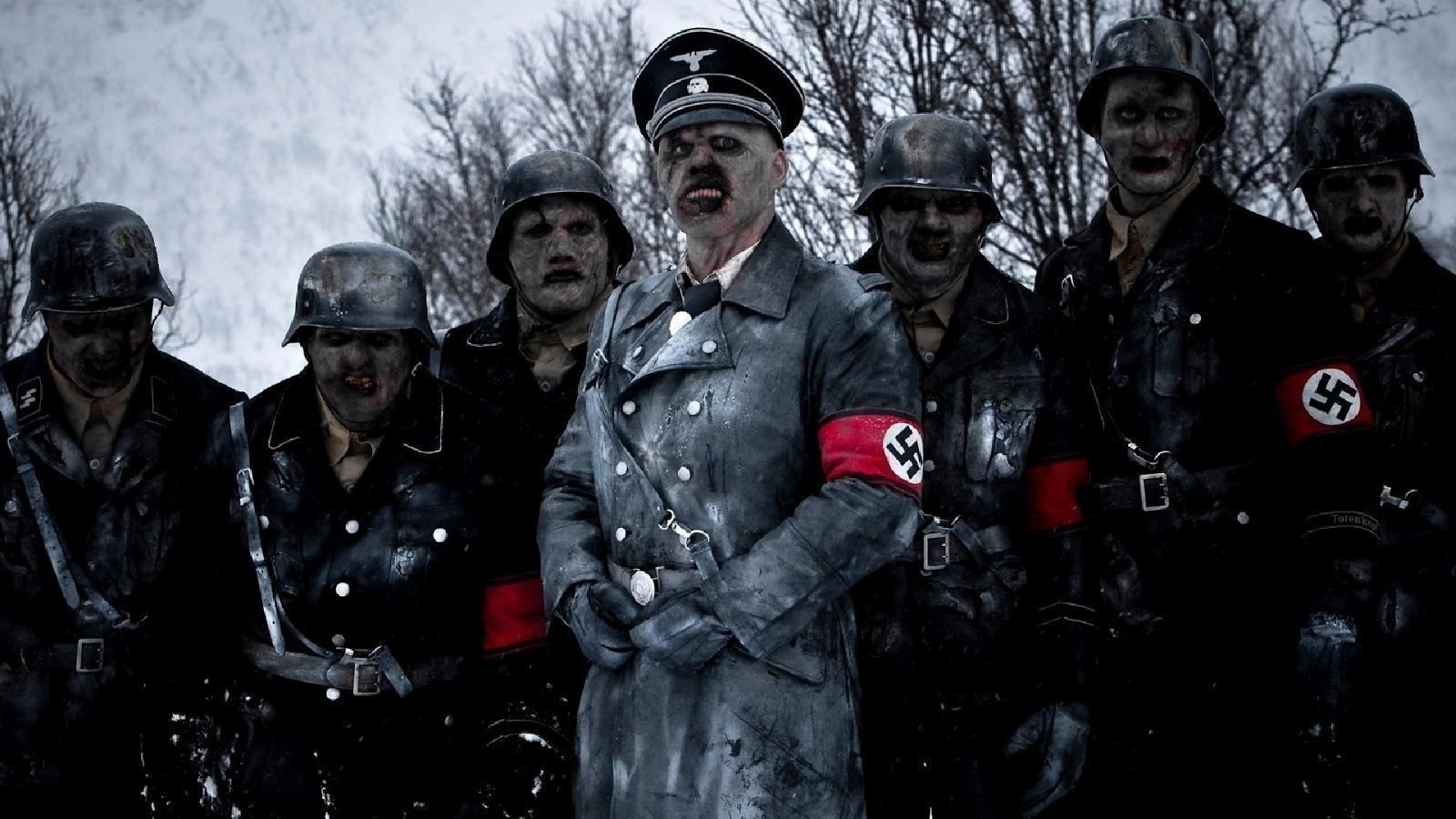 Kristoffer Jørgensen, Glen Levy, Tommy Wirkola, Ørjan Gamst, Steinar Kaarstein, and Caroline Thielemann in Dead Snow (2009)