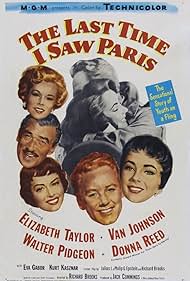 Elizabeth Taylor, Eva Gabor, Donna Reed, Van Johnson, and Walter Pidgeon in The Last Time I Saw Paris (1954)