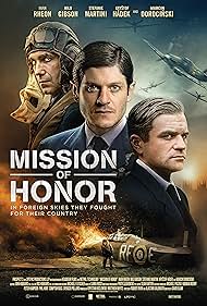 Marcin Dorocinski, Iwan Rheon, and Milo Gibson in Mission of Honor (2018)