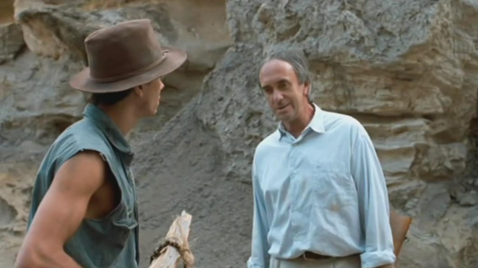 River Phoenix and Jonathan Pryce in Dark Blood (2012)