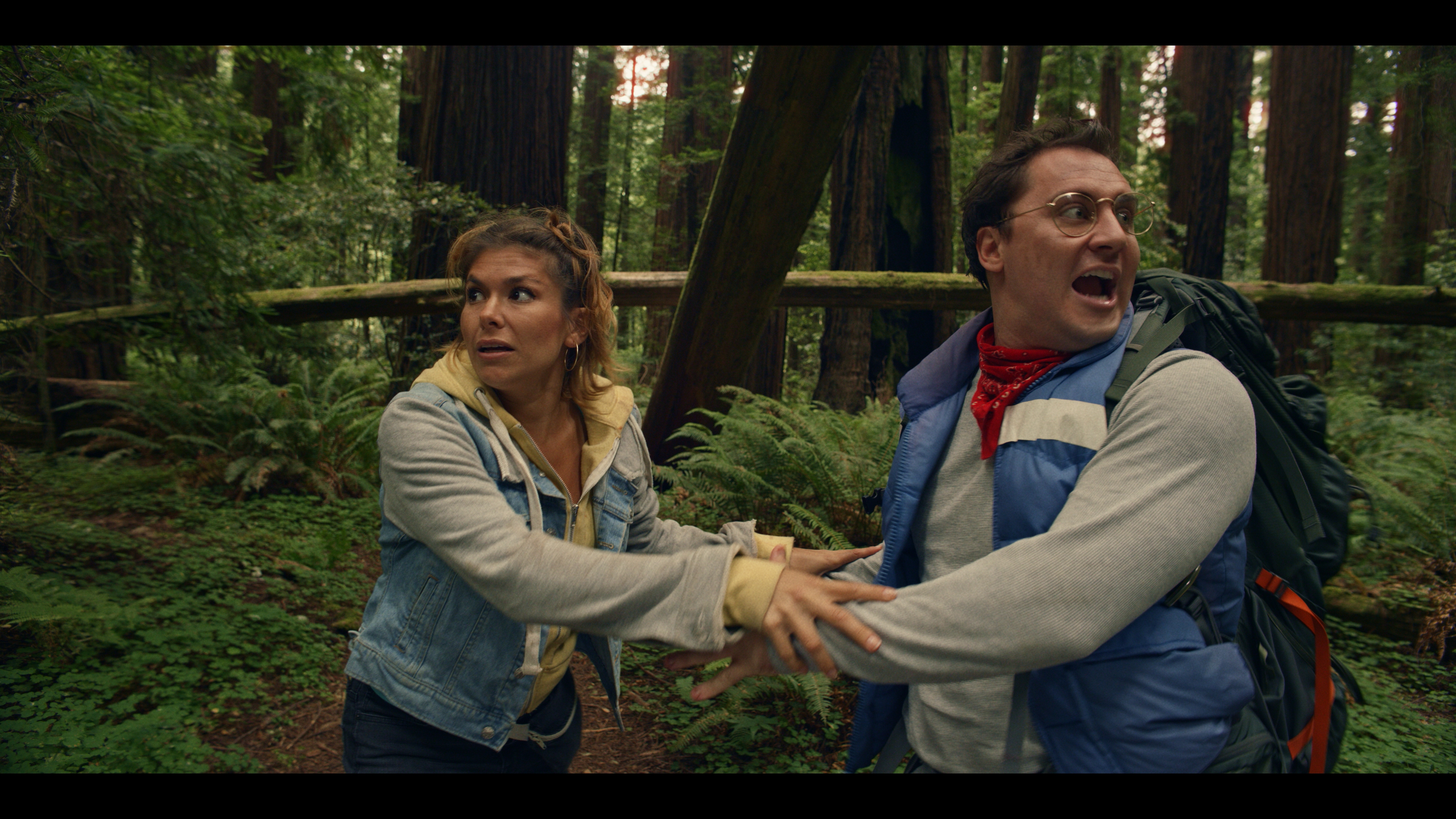 Steph Barkley, Peter Vass, Sam Milman, and Chris Kleckner in Bigfoot Famous (2021)