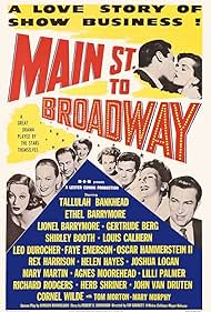 Tallulah Bankhead, Ethel Barrymore, Lionel Barrymore, Shirley Booth, Mary Martin, Tommy Morton, and Mary Murphy in Main Street to Broadway (1953)