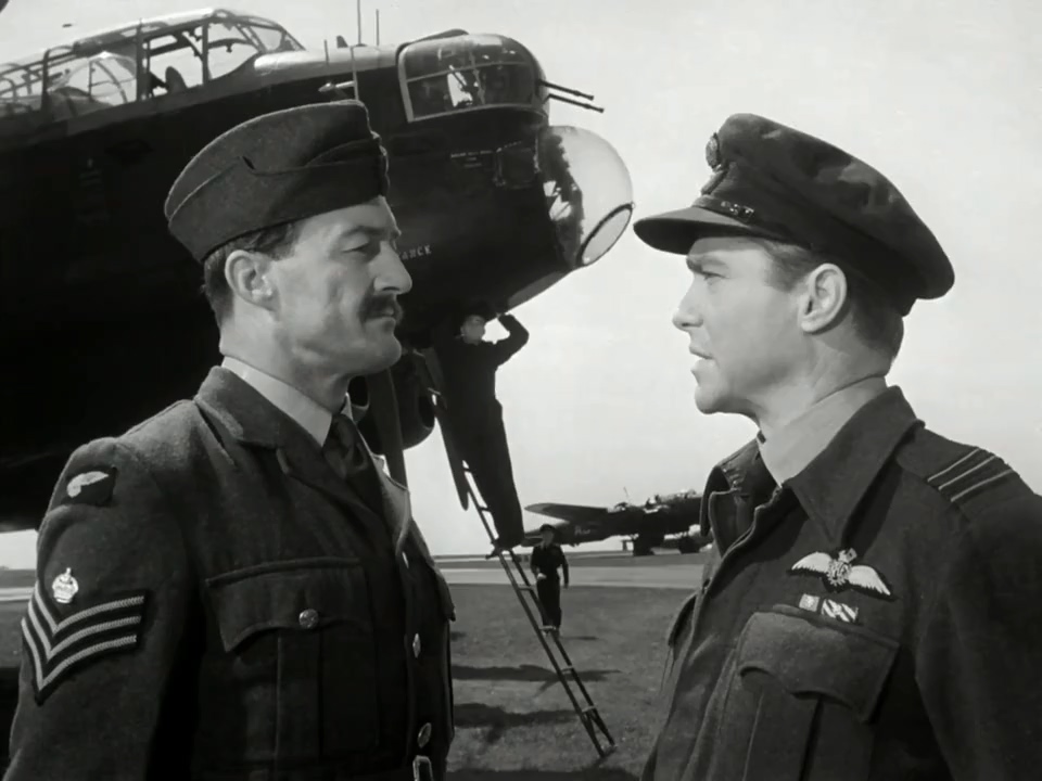 John Fraser, Ewen Solon, and Richard Todd in The Dam Busters (1955)