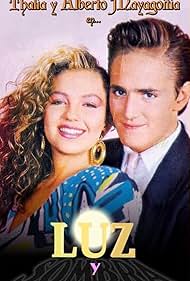 Alberto Mayagoitia and Thalía in Luz y sombra (1989)