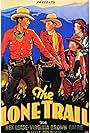 Virginia Brown Faire, Rex Lease, Jack Mower, and Billy O'Brien in The Lone Trail (1932)