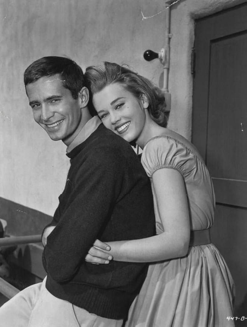 Jane Fonda and Anthony Perkins in Tall Story (1960)