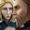 Anna Graves and James Arnold Taylor in Star Wars: The Clone Wars (2008)