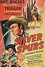 Roy Rogers, Phyllis Brooks, Smiley Burnette, and Trigger in Silver Spurs (1943)