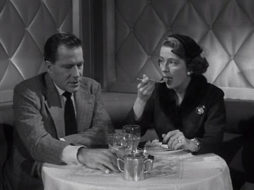 Leora Dana and Hugh Marlowe in Alfred Hitchcock Presents (1955)