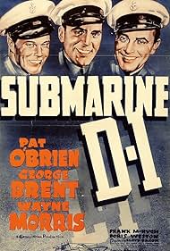 Pat O'Brien, George Brent, and Wayne Morris in Submarine D-1 (1937)