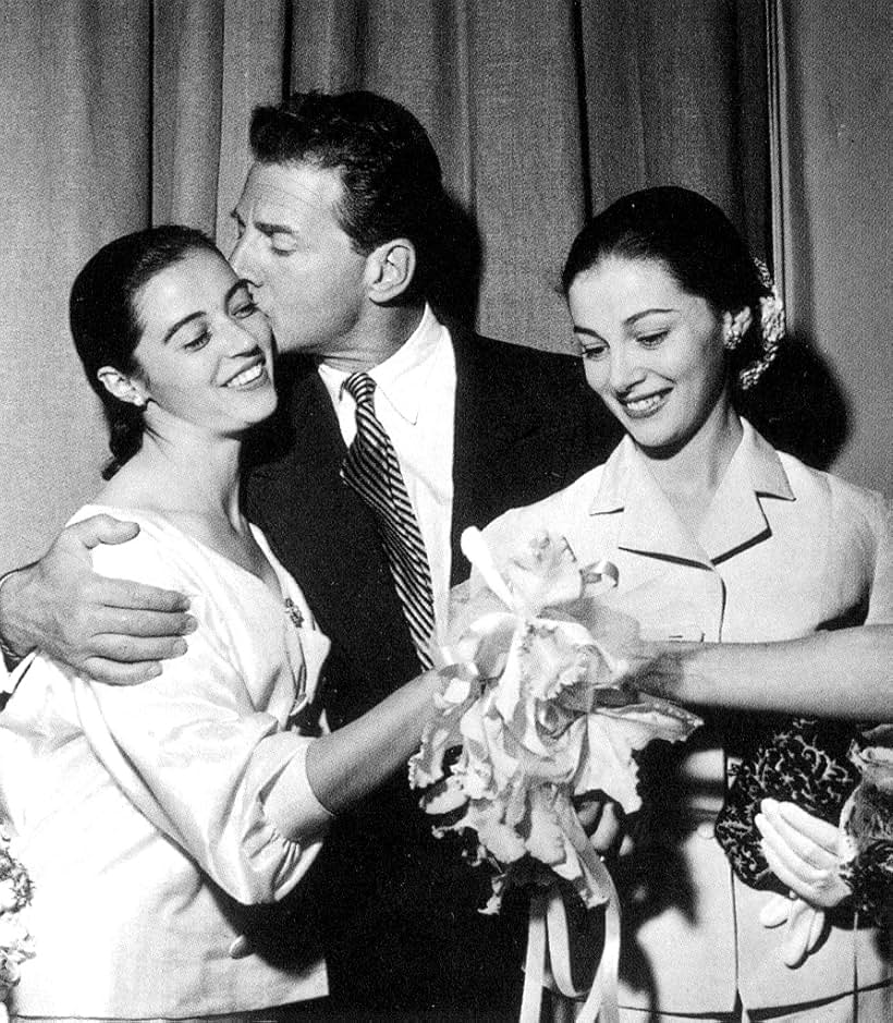 Pier Angeli, Jean-Pierre Aumont, and Marisa Pavan