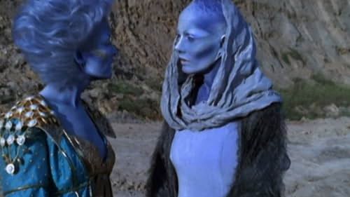 Virginia Hey and Kate Raison in Farscape (1999)