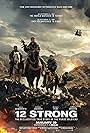 Thad Luckinbill, Lauren Chavez-Myers, Elsa Pataky, Michael Peña, Michael Shannon, Geoff Stults, Navid Negahban, Chris Hemsworth, Allison Gabriel, Kenneth Miller, Austin Stowell, Austin Hébert, and Trevante Rhodes in 12 Strong (2018)