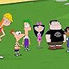 Bobby Gaylor, Ashley Tisdale, Maulik Pancholy, Thomas Brodie-Sangster, Alyson Stoner, and Vincent Martella in Phineas and Ferb (2007)