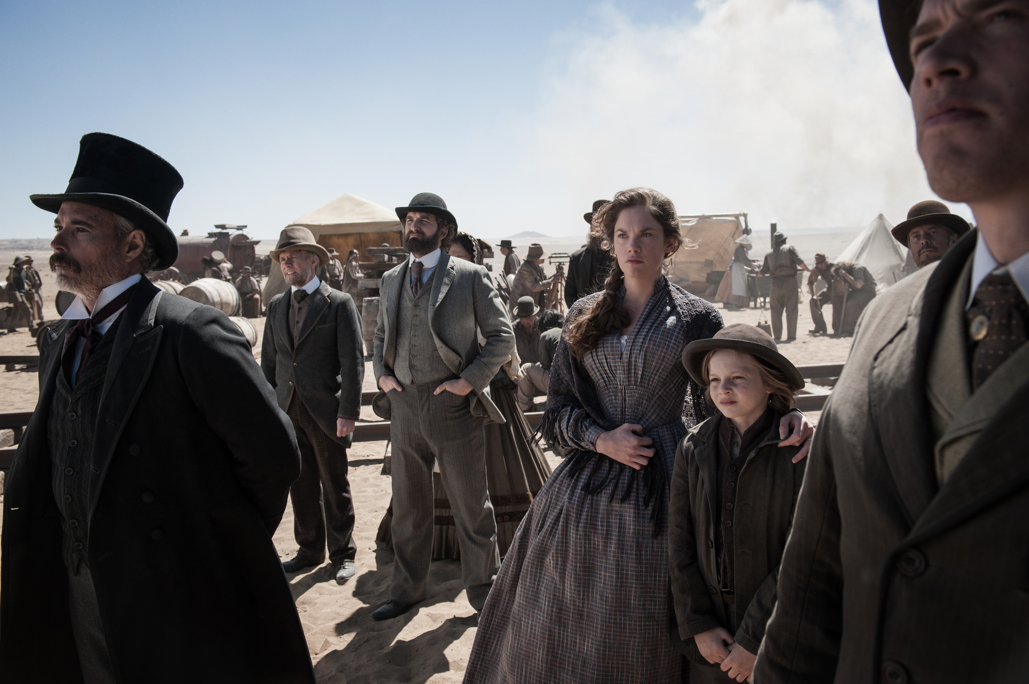 Ruth Wilson, Jon McGarrah, and Bryant Prince in The Lone Ranger (2013)