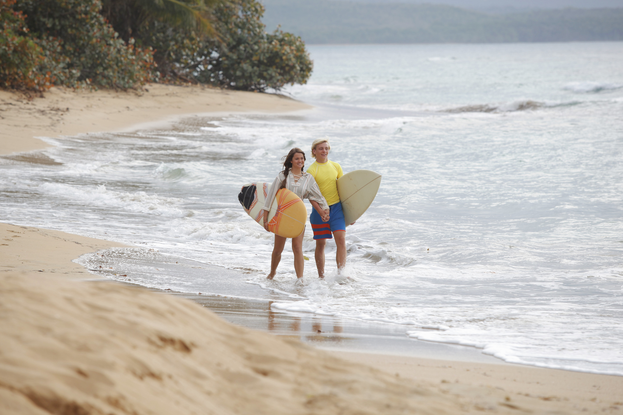 Maia Mitchell and Ross Lynch in Teen Beach Movie (2013)