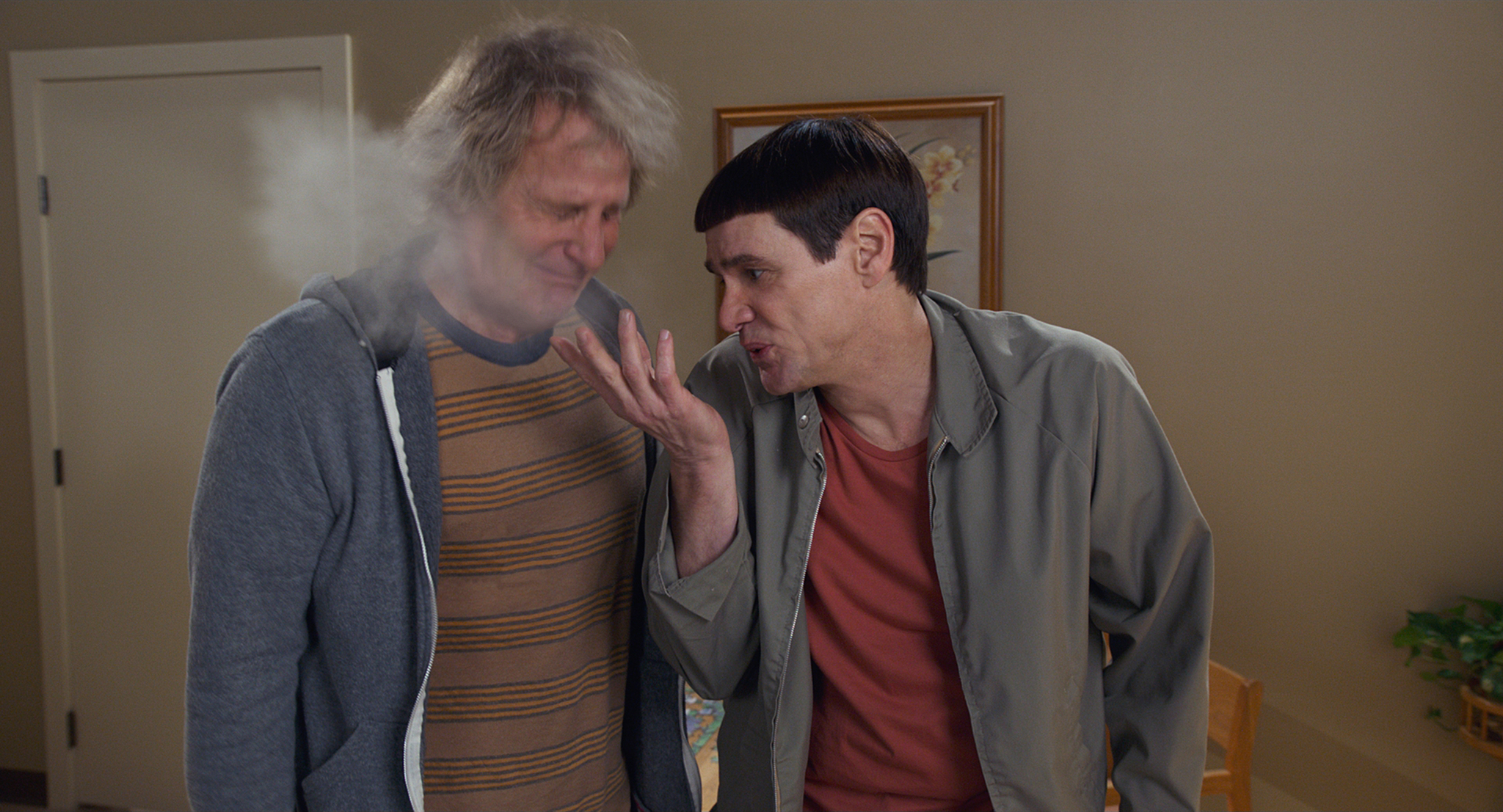 Jim Carrey and Jeff Daniels in Dumb and Dumber To (2014)