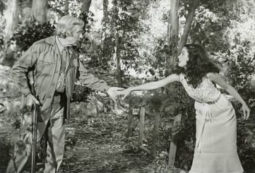 Arthur O'Connell and Barbara Parkins in A Taste of Evil (1971)