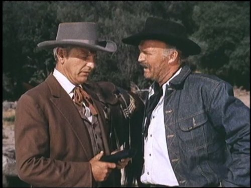 Gregg Barton and Denver Pyle in The Lone Ranger (1949)