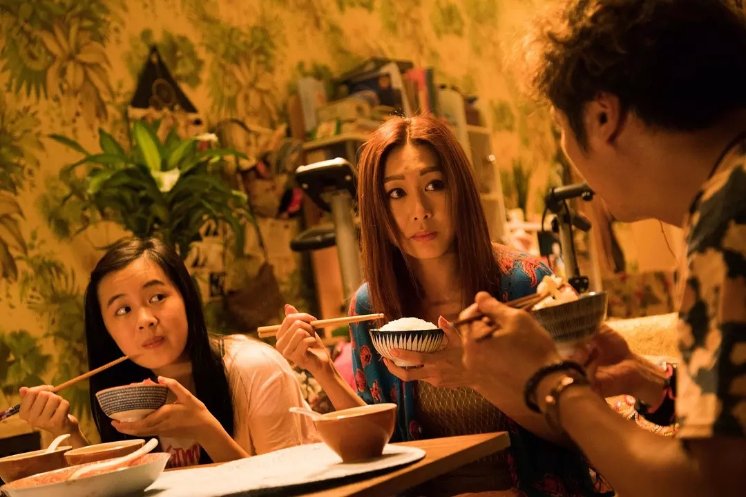 Francis Ng, Faith Lee, and Ting-Yan Wu in Men on the Dragon (2018)