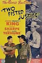 Ray Corrigan, John 'Dusty' King, and Max Terhune in The Range Busters (1940)