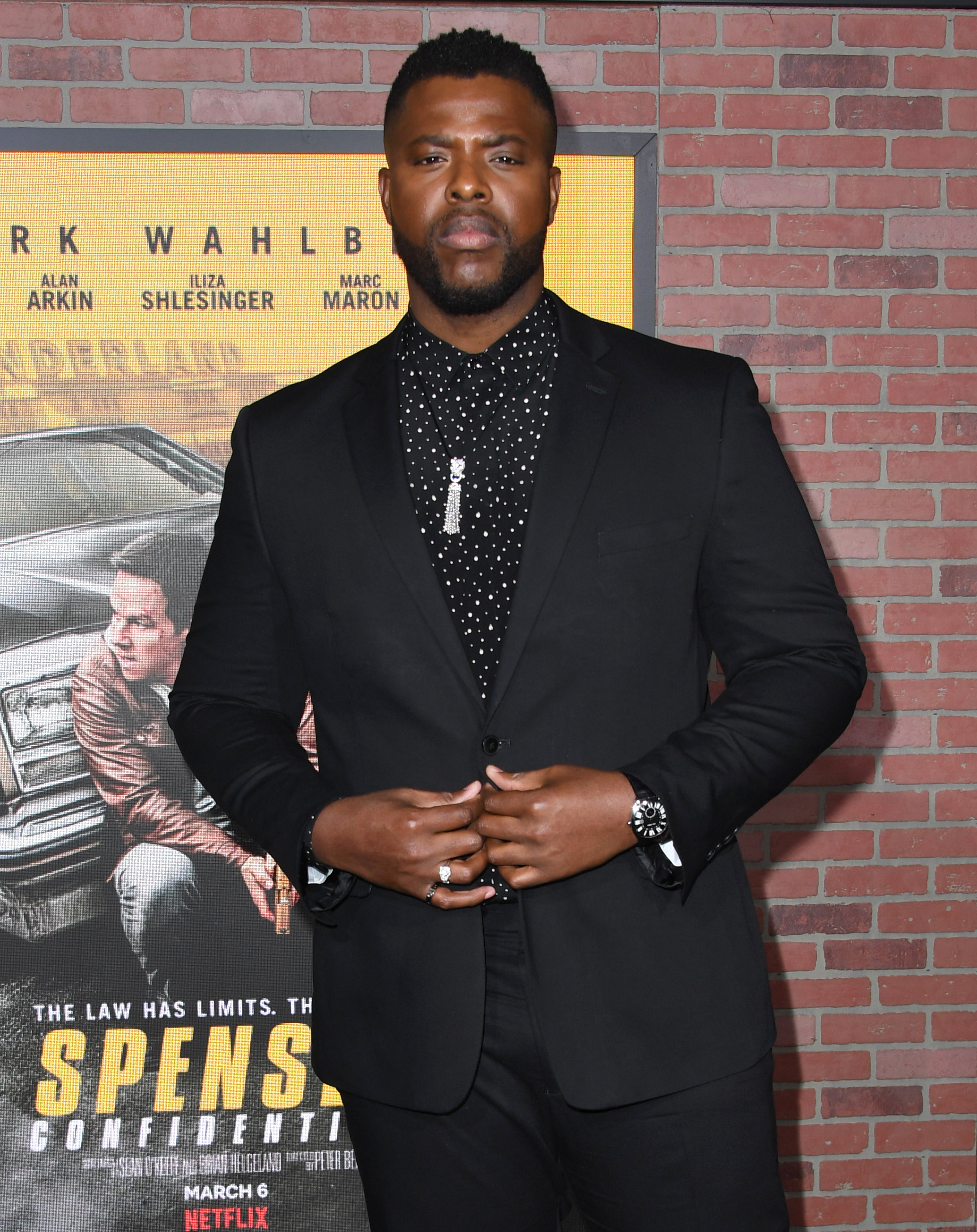 Winston Duke at an event for Spenser Confidential (2020)