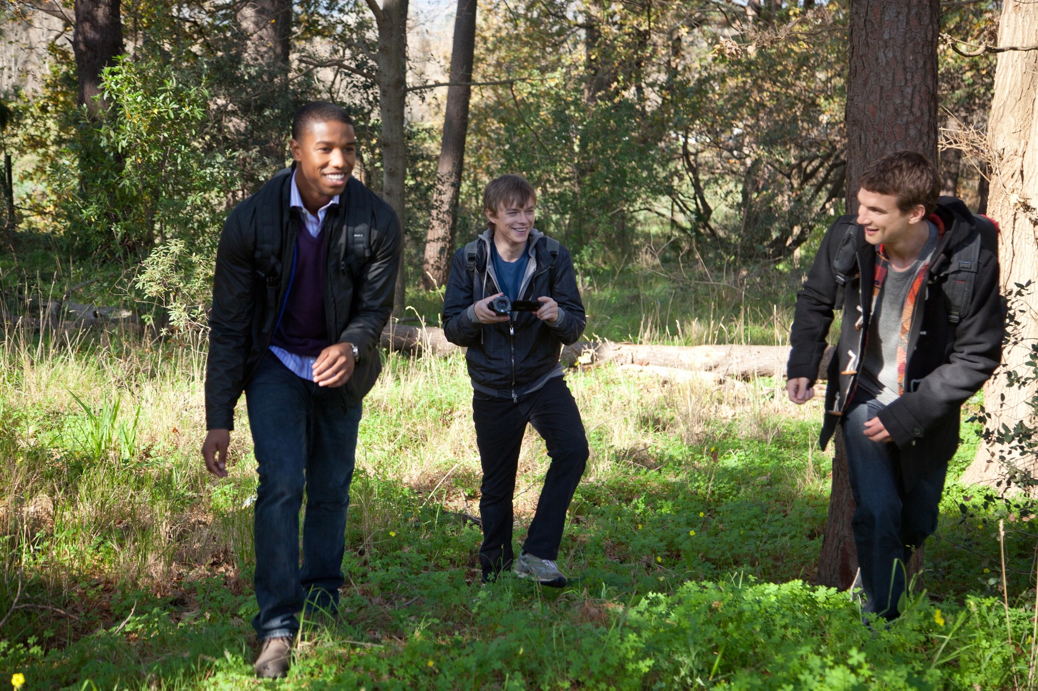 Michael B. Jordan, Dane DeHaan, and Alex Russell in Chronicle (2012)