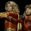 Deidre Hall and Judy Strangis in Electra Woman and Dyna Girl (1976)