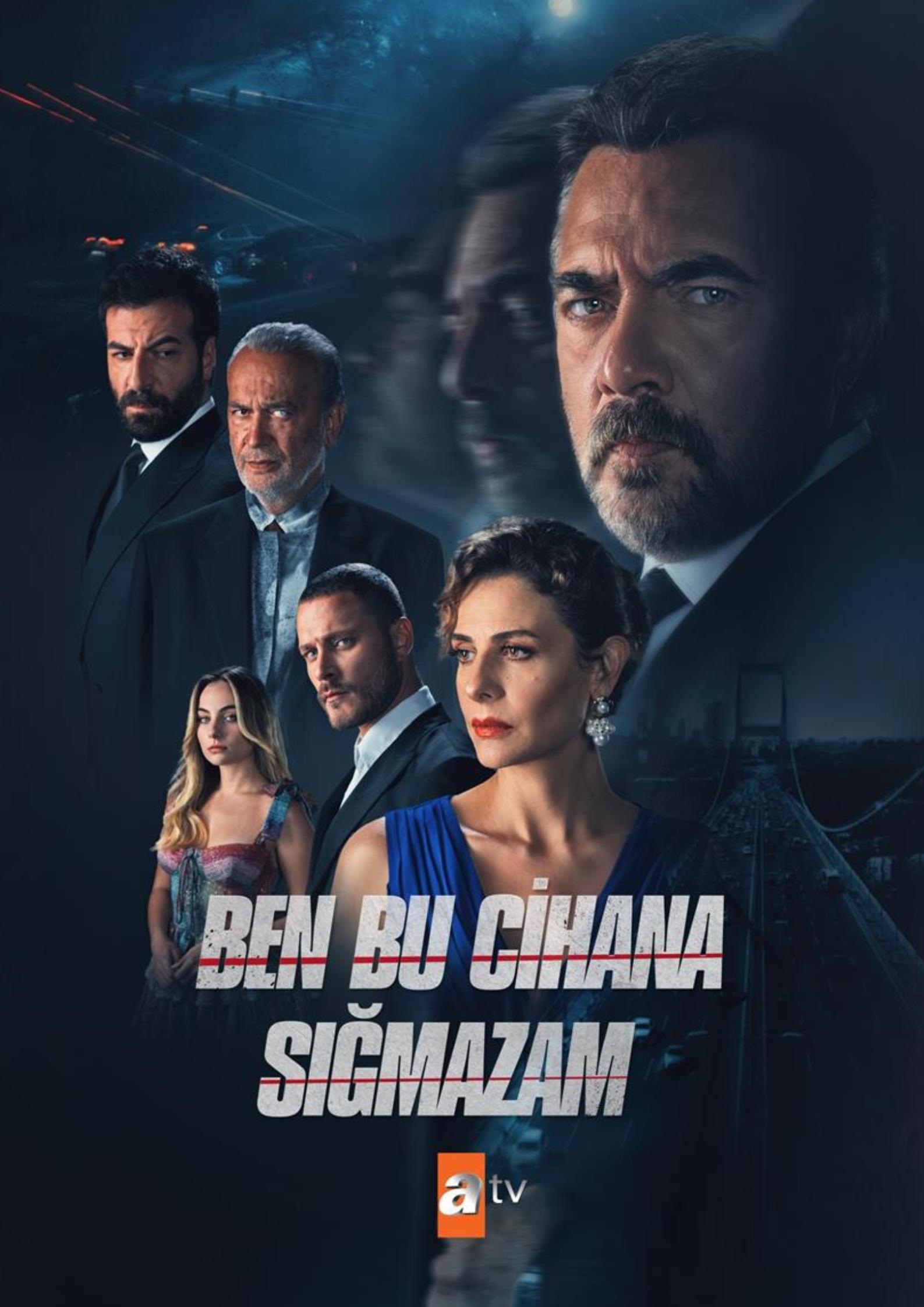 Oktay Kaynarca, Mina Derman, Ebru Özkan, Burak Çelik, and Ismail Demirci in Ben Bu Cihana Sigmazam (2022)