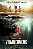 Rachel Melvin, Jake Weary, Cortney Palm, Hutch Dano, Peter Gilroy, and Lexi Atkins in Zombeavers (2014)