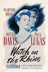 Bette Davis and Paul Lukas in Watch on the Rhine (1943)