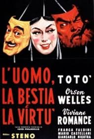 Orson Welles and Totò in L'uomo la bestia e la virtù (1953)