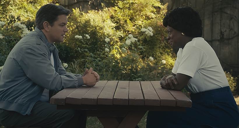 Matt Damon and Viola Davis in Air (2023)