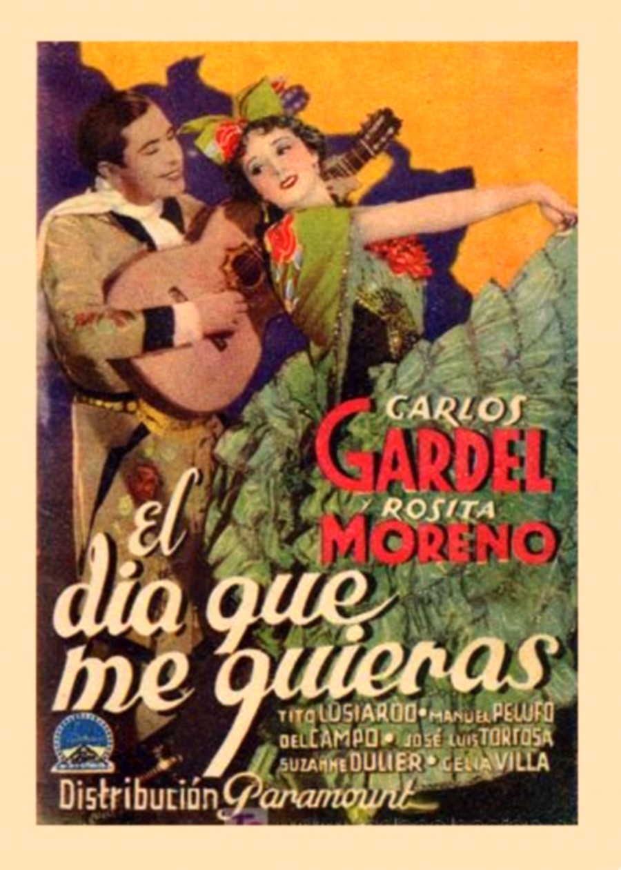 Carlos Gardel and Rosita Moreno in El día que me quieras (1935)