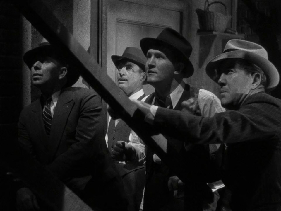 Al Hill, Joe Sawyer, Harry Tenbrook, and John Wray in The Whole Town's Talking (1935)