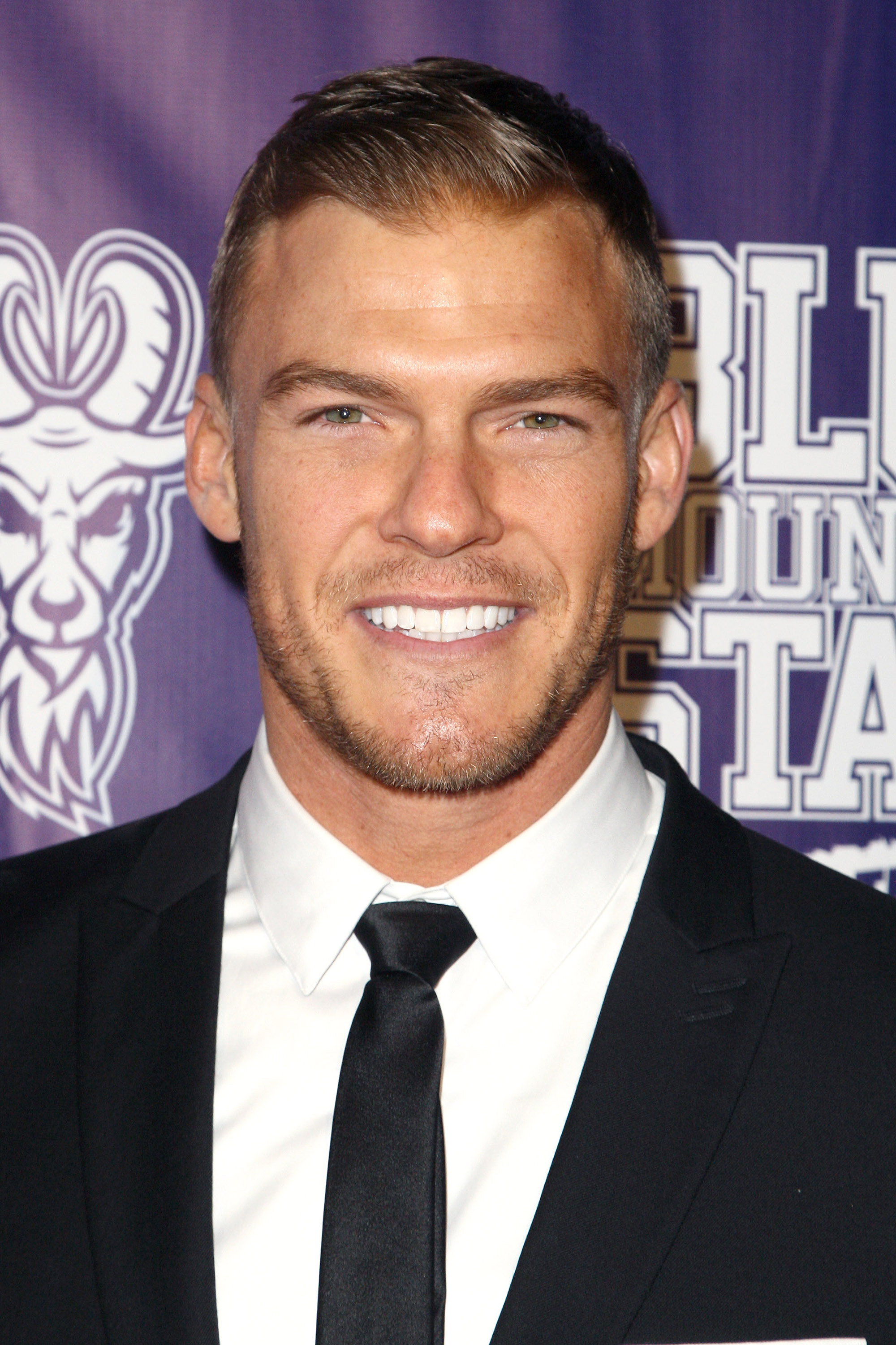 Alan Ritchson at an event for Blue Mountain State: The Rise of Thadland (2016)